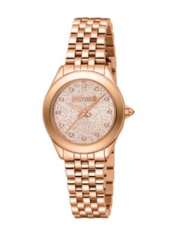 Just Cavalli - Women Rosela Rose Gold Dial Analog Watch - JC1L410M0165 (M)