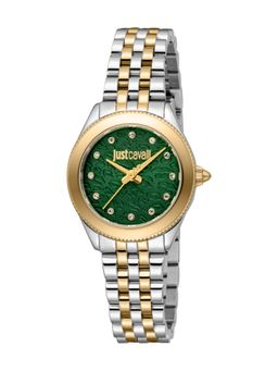 Just Cavalli - Women Rosela Green Dial Analog Watch - JC1L410M0185 (M)