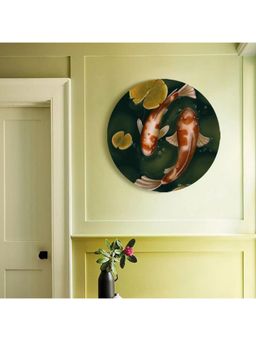 The Artment - Prosperity With Koi Canvas (matte Finish)- Multi