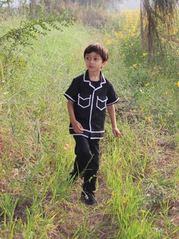 Funny Bones - Ink & Light Pure Linen Co-Ord Set