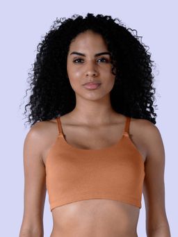 SOIE - Beige Full Coverage Non-Wired Seamless Non-Padded Bra