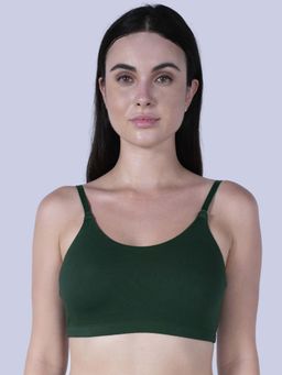 SOIE - Green Full Coverage Non-Wired Seamless Non-Padded Bra