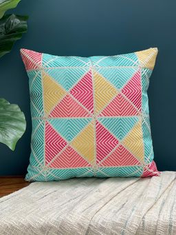 AME - decorative cushion cover, Timeless Eclectic Folk - 18x18