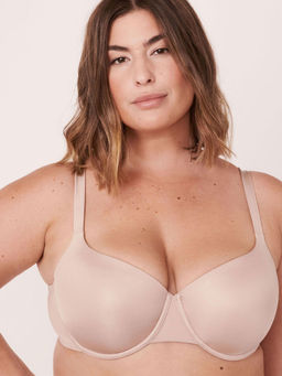 La Vie En Rose - Beige Solid Underwired Lightly Padded Medium Coverage Underwired Cut and Sew Bra
