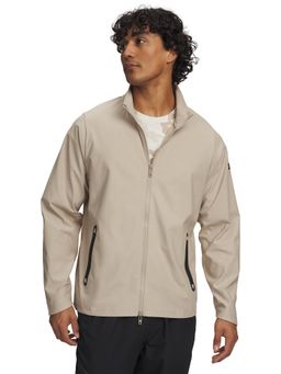 Under Armour - Men Unstoppable Beige Solid Sporty Jacket