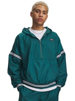 Under Armour - Men Icon Teal Hooded Sportswear Woven Jacket