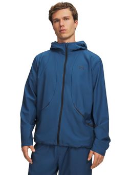 Under Armour - Men Unstoppable Woven Blue Solid Jacket