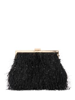 Forever New - Black Signature Francis Fluffy Frame Clutch