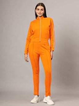 BRINNS - Orange Women Mid Rise Co-Ord Set
