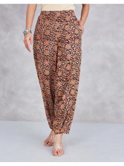 Fabindia - Black Cotton Kalamkari Printed Samvrti Salwar