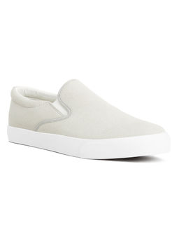 London Rag - Light Grey Slip On Sneakers-Grey