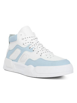 London Rag - Panelling Detail Blue & White Ankle Length Sneakers