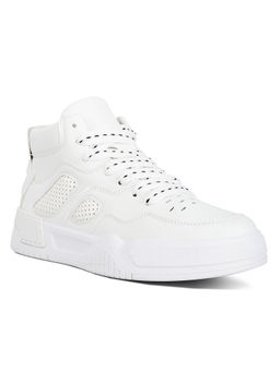 London Rag - Panelling Detail Ankle Length Sneakers-White