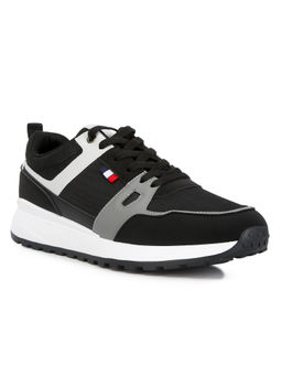 London Rag - Multcolour Patchwork Casual Sneakers-Black