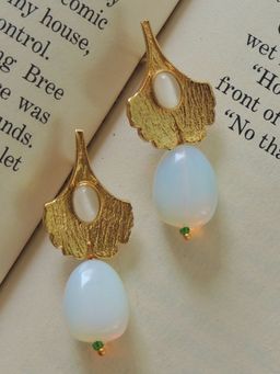 Johori - Trendy Handmade Gold Plated Studs