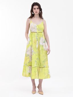 RAREISM - Womens Galina Flouroscent Green Dress