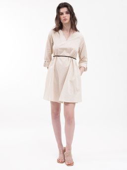 RAREISM - Womens Margaret Beige Dress