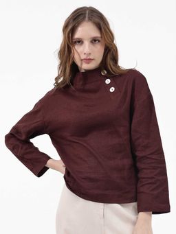 RAREISM - Womens Mayotte Maroon Top