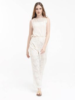 RAREISM - Womens Montana-B Light Off White Trousers