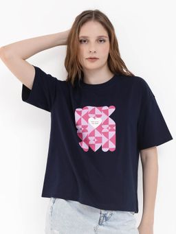 RAREISM - Womens Opperman Dark Navy T-Shirt