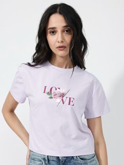 RAREISM - Womens Thea Pastel Purple T-Shirt