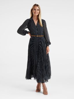 Forever New - Antonella Pleated Shirt Maxi Dress (Set of 2)