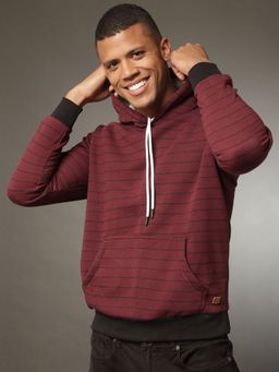 Campus Sutra - Men Striped Stylish Casual Sweatshirts