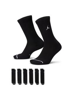 Nike - Unisex Jordan Everyday Elevated Socks - Black (Pack of 6)