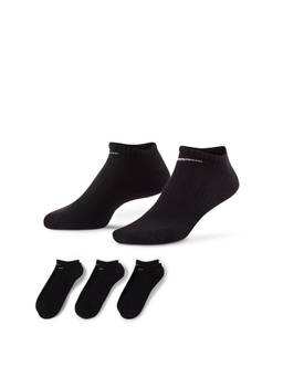 Nike - Unisex Everyday Cushioned Socks - Black (Pack of 3)