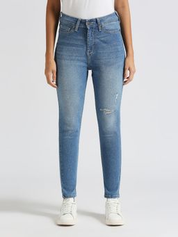 Pepe Jeans - Dion Skinny Fit Light Torn High Waist Jeans
