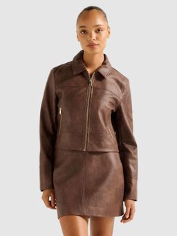 Forever New - Wren Vegan Leather Jacket