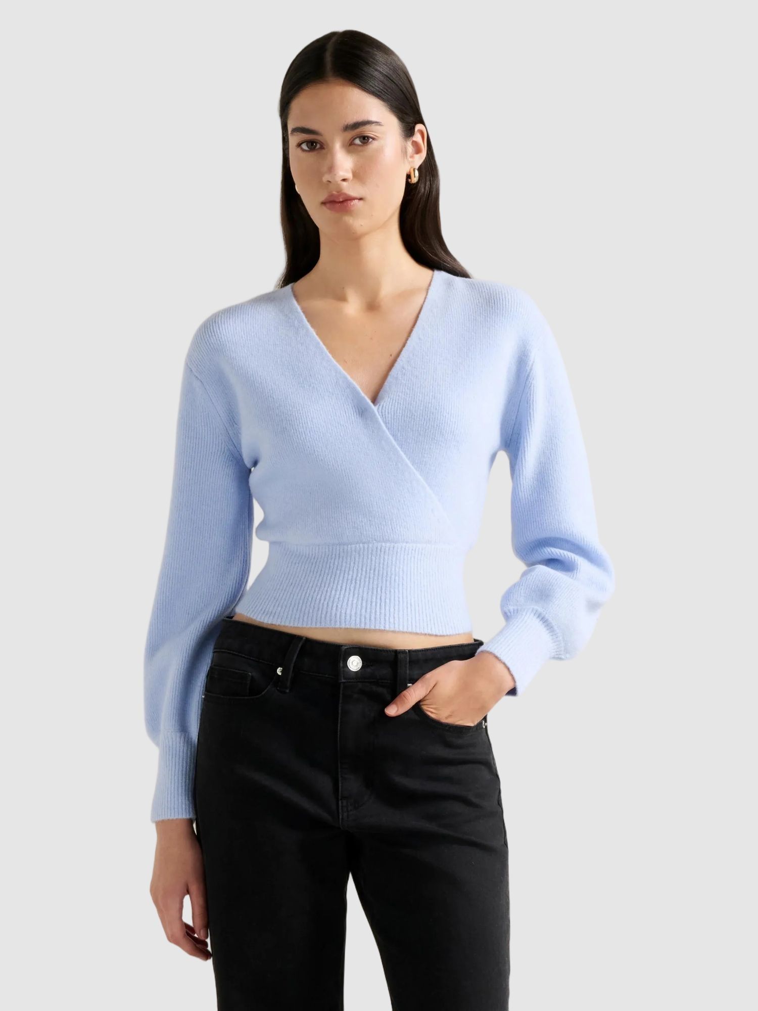 forever new Sloane Wrap Knit Sweater-picture-27