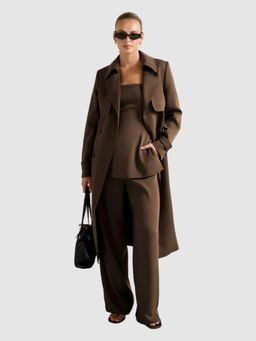 Forever New - Delilah Soft Trench Coat with Belt