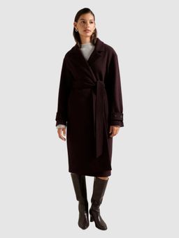 Forever New - Heidi Double Breasted Wrap Coat with Belt