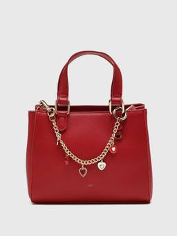 CARPISA ITALIA - Women's Viola V3 Red Satchel Bag with Detachable Strap