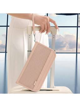 WILDHORN - Women's Pink Solid Passport Holder