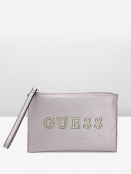 Guess - Women Solid Gunmetal Rodney Wallet