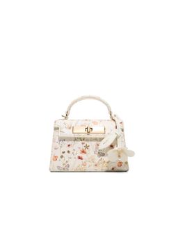 Aldo - LEORA White Women's Top Handle Handbag with Detachable Strap