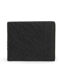 Being Human - Leather Textured Wallet - Black