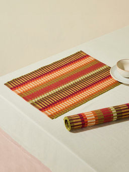 Fabindia - Multi Cotton Woven Mat (Pack of 6)