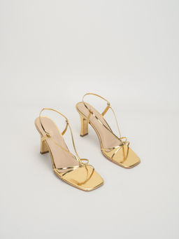SCENTRA - Vivian Strappy Heels Gold