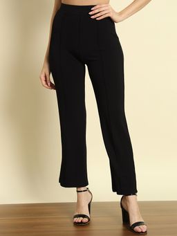 Trend Arrest - Black Straight Pants