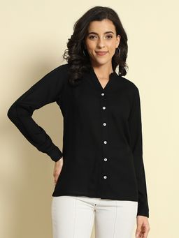 Trend Arrest - Black Formal Shirt