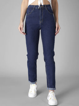 KOTTY - Women High Rise Pure Cotton Jeans