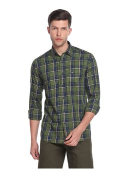 Arrow Sports - Tartan Check Cotton Slim Fit Casual Shirt
