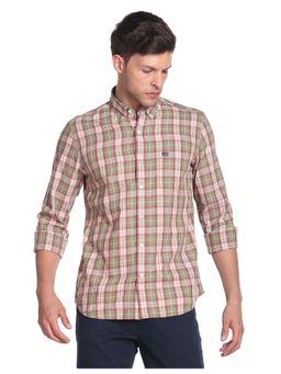 Arrow Sports - Button Down Collar Tartan Check Casual Shirt