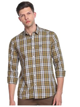 Arrow Sports - Checked Twill Casual Shirt