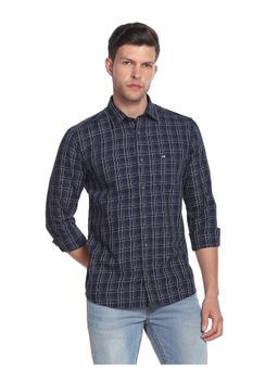 Arrow Sports - Tartan Check Cotton Manhattan Slim Fit Casual Shirt