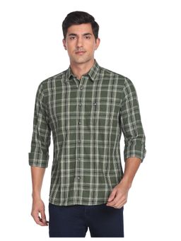Arrow Sports - Tartan Check Twill Casual Shirt