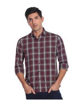 Arrow Sports - Manhattan Slim Fit Twill Casual Shirt